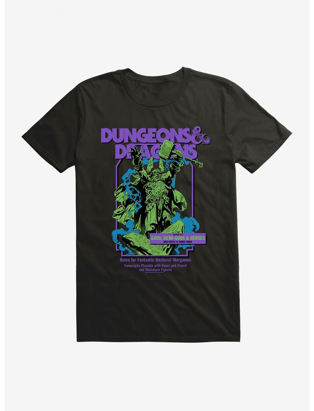 Dungeons & Dragons Book VII Gods, Demi-Gods & Heroes T-Shirt, BLACK, hi-res