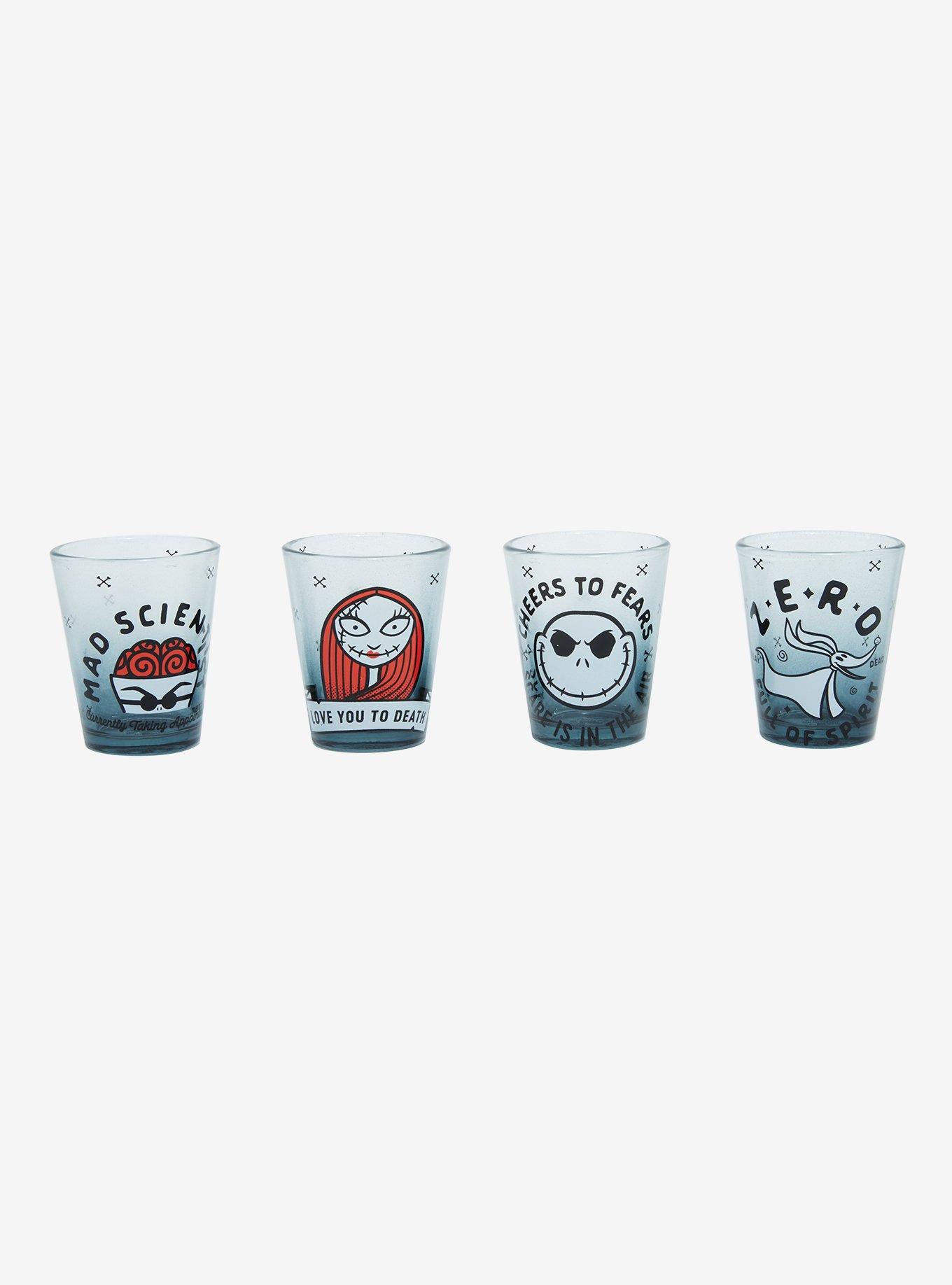 Disney Nightmare Before Christmas Halloween Town Mini Shot Glasses