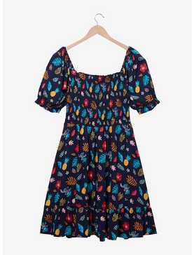 Her Universe Disney Lilo & Stitch Tropical Floral Allover Print Smock Dress - BoxLunch Exclusive , , hi-res
