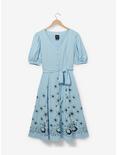 Disney Alice in Wonderland Floral Alice Midi Dress - BoxLunch Exclusive, LIGHT BLUE, hi-res