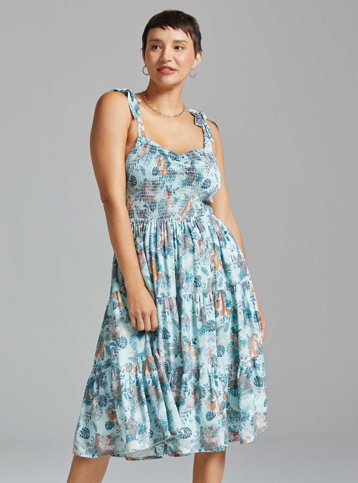 Disney The Jungle Book Botanical Character Allover Print Tank Dress - BoxLunch Exclusive, , hi-res