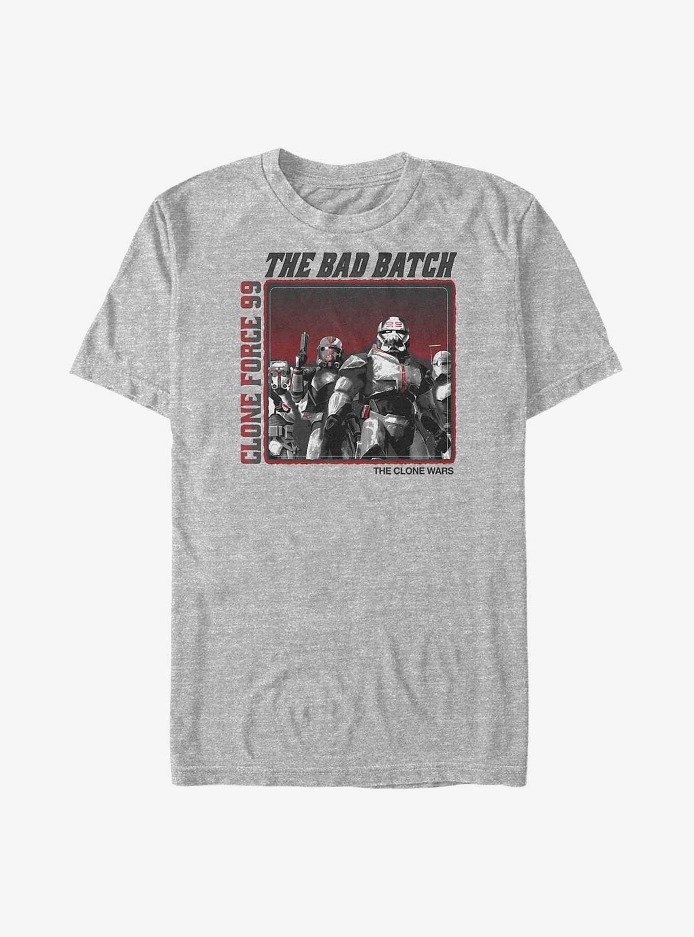 Star Wars: The Clone Wars Bad Batch Big & Tall T-Shirt, ATH HTR, hi-res