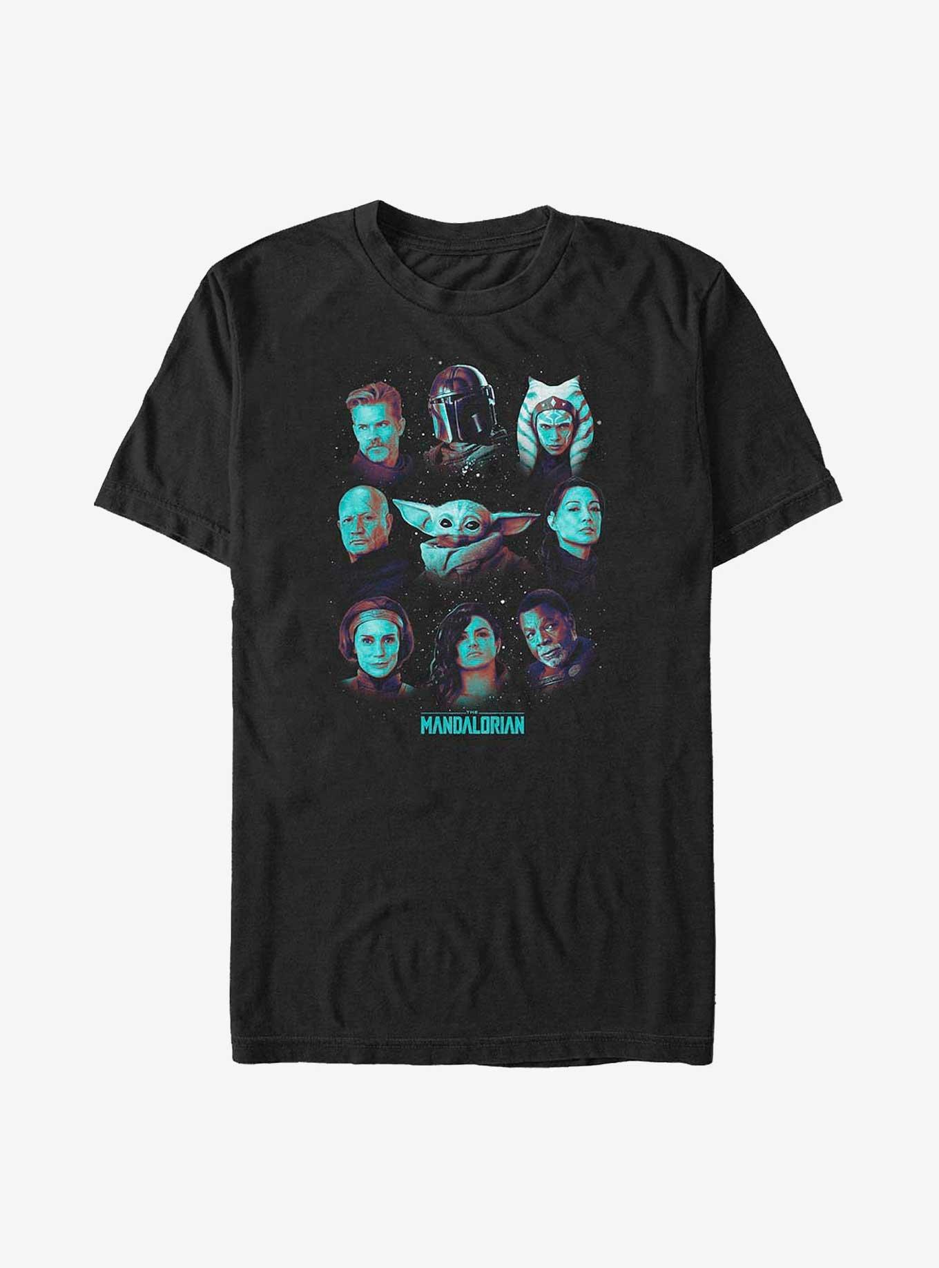 Star Wars The Mandalorian Grogu's Back Up Team Big & Tall T-Shirt