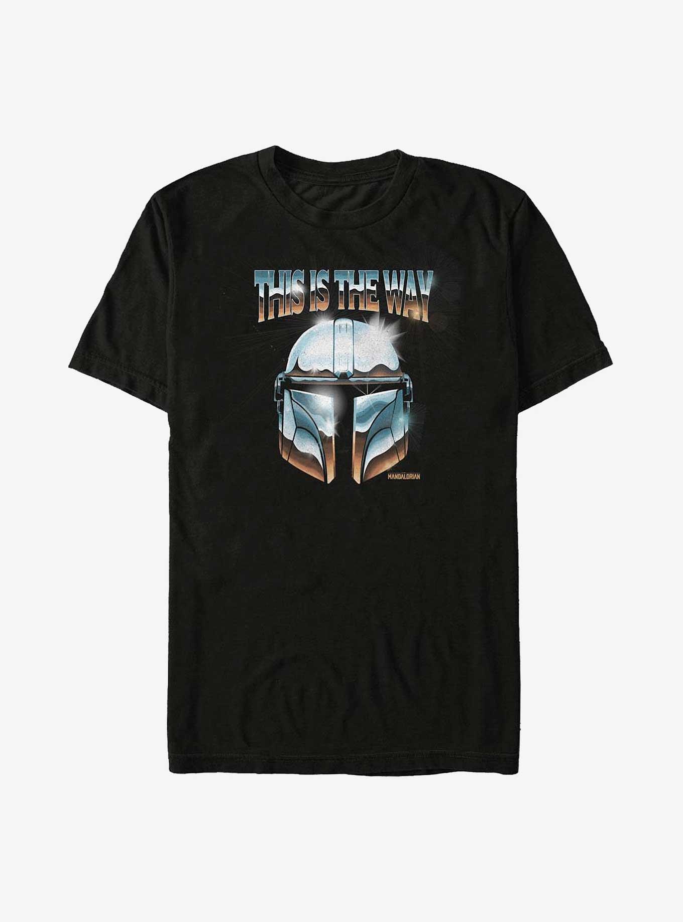 Star Wars The Mandalorian Chrome Dome Big & Tall T-Shirt, BLACK, hi-res