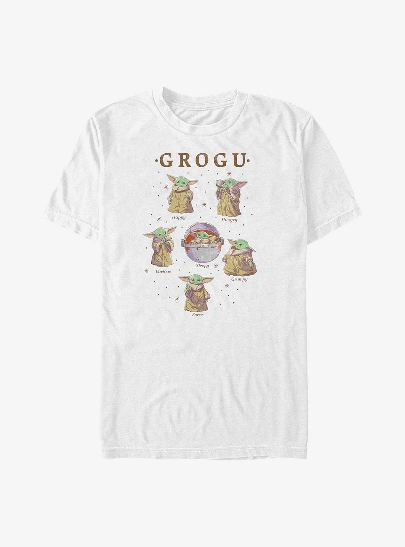 Star Wars The Mandalorian Grogu Expressions Big & Tall T-Shirt, , hi-res