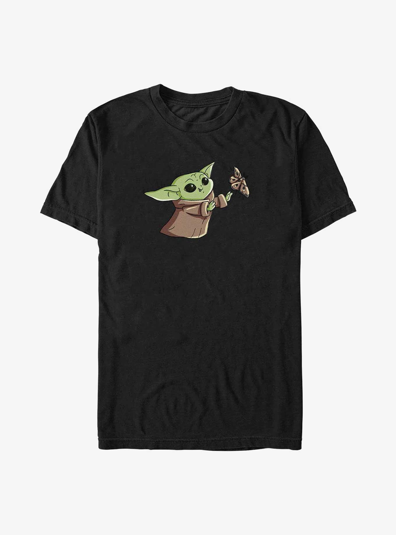 Star Wars The Mandalorian Grogu Yummy Butterfly Big & Tall T-Shirt, , hi-res