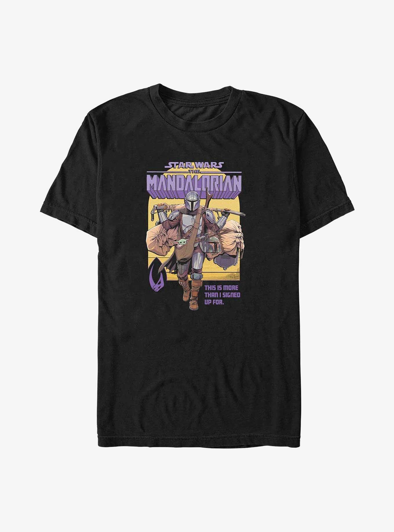 Star Wars The Mandalorian Mando More Than I Signed Up For Big & Tall T-Shirt, , hi-res