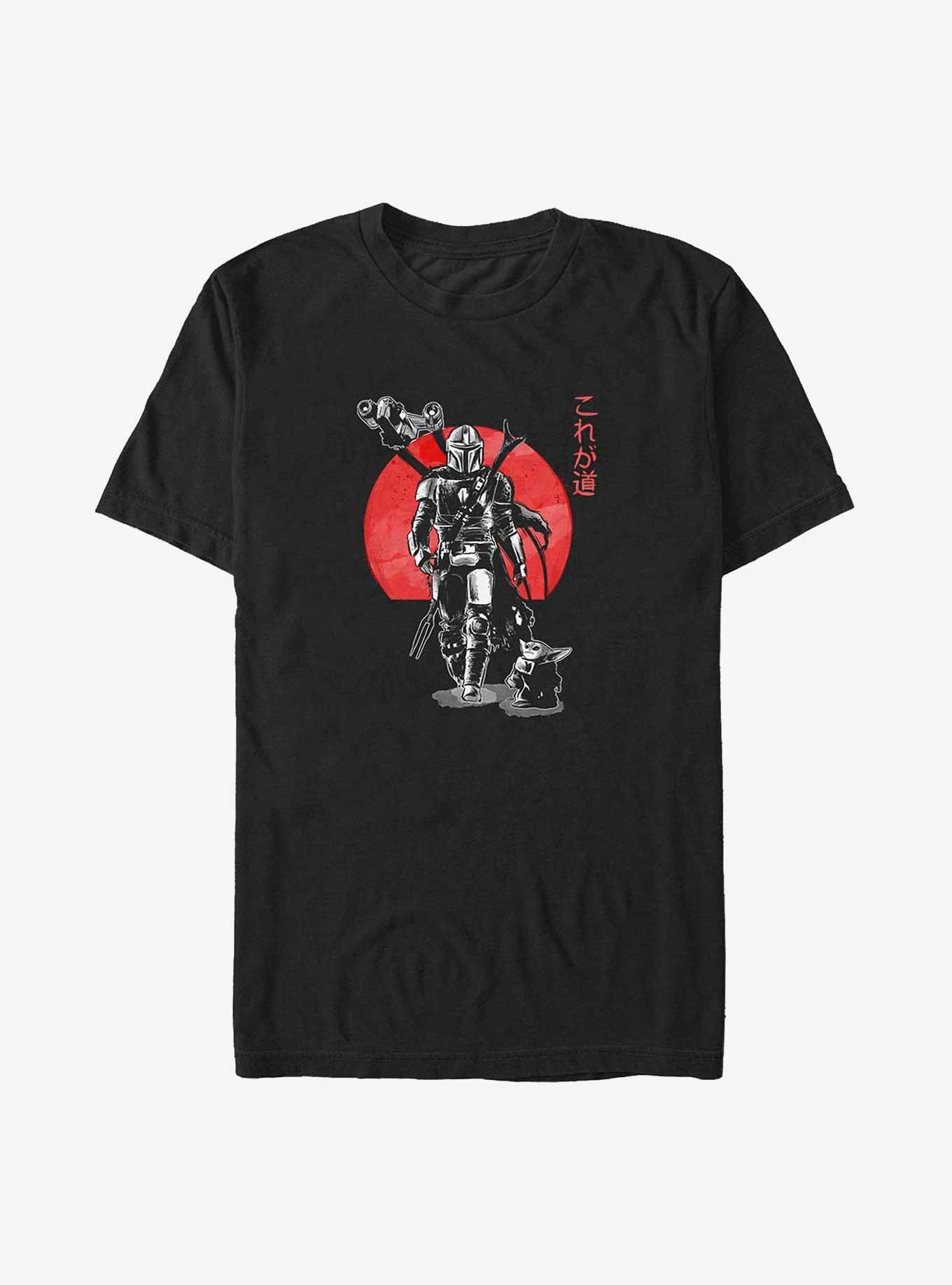 Star Wars The Mandalorian Walk Like I Talk Big & Tall T-Shirt, BLACK, hi-res