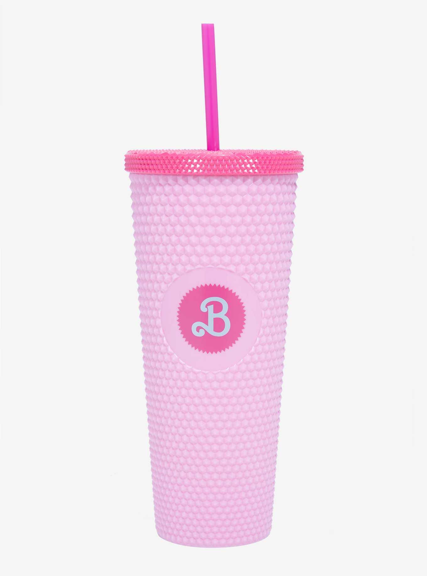 Barbie Pink Pyramid Acrylic Travel Cup, , hi-res