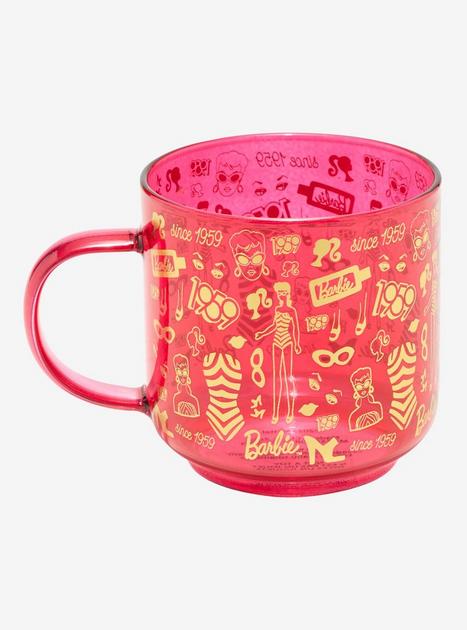 Barbie Hot Pink Icon Glass Mug | Hot Topic