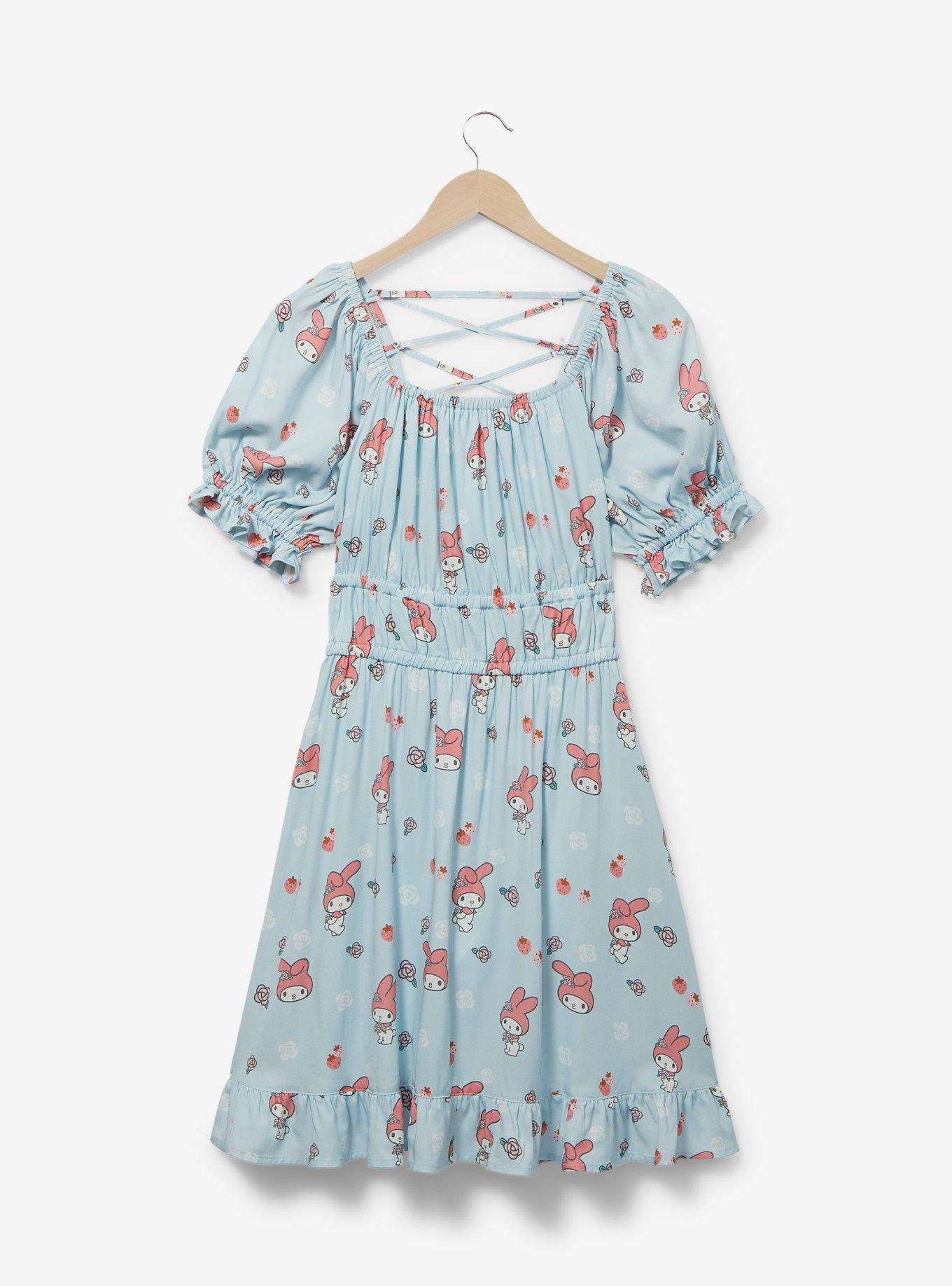 Sanrio My Melody Allover Print Plus Size Smock Dress - BoxLunch Exclusive, , hi-res