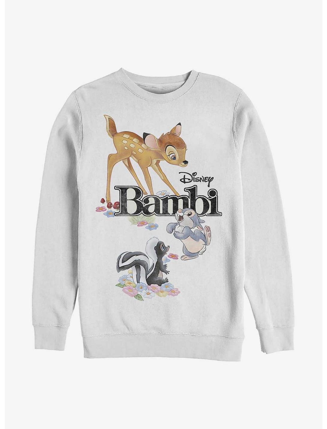 Disney Bambi & Friends Sweatshirt, WHITE, hi-res