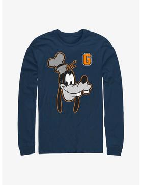 Disney Goofy Varsity Letter Long-Sleeve T-Shirt, , hi-res