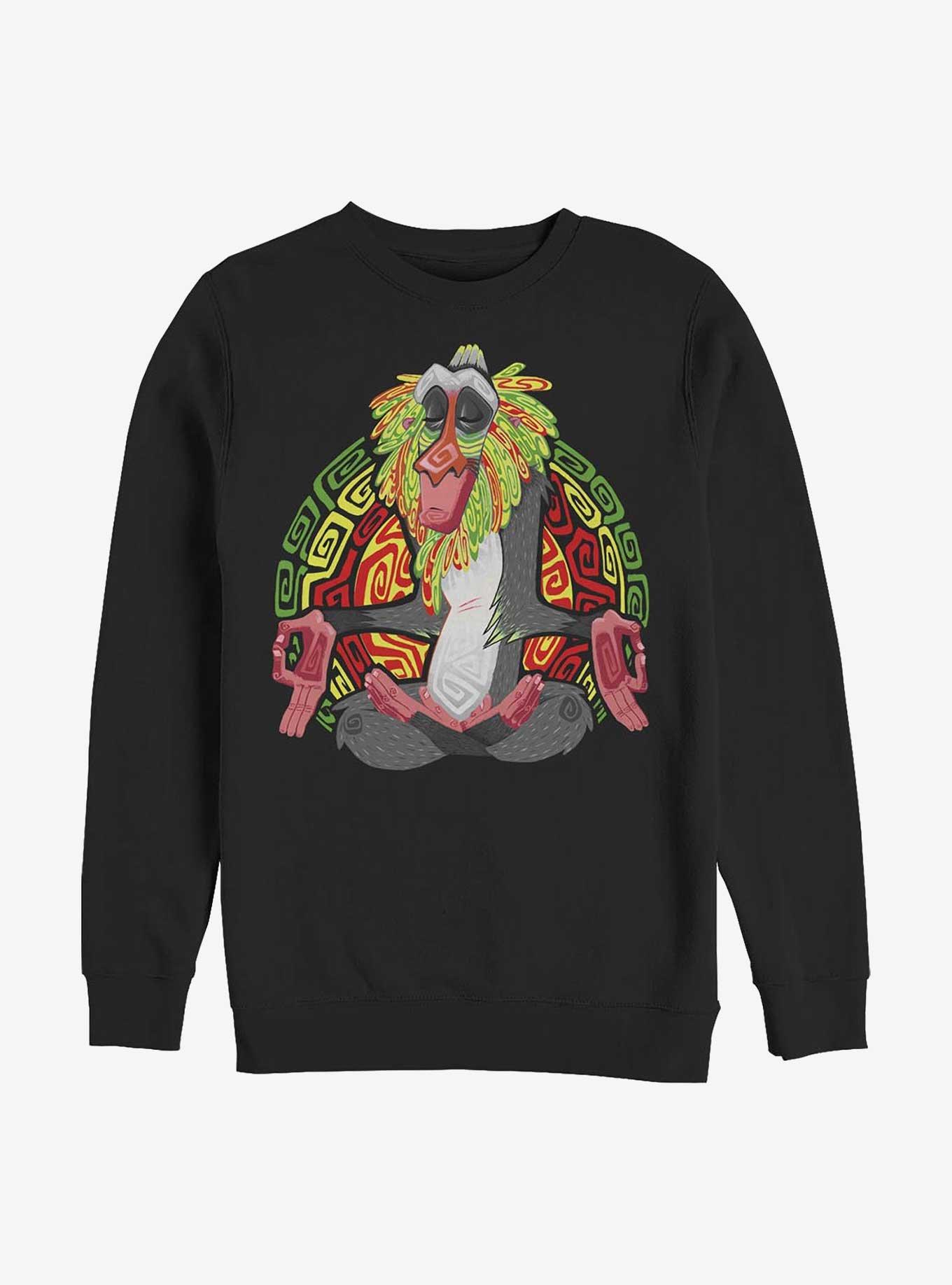 Disney The Lion King Rafiki MeditatingSweatshirt, BLACK, hi-res