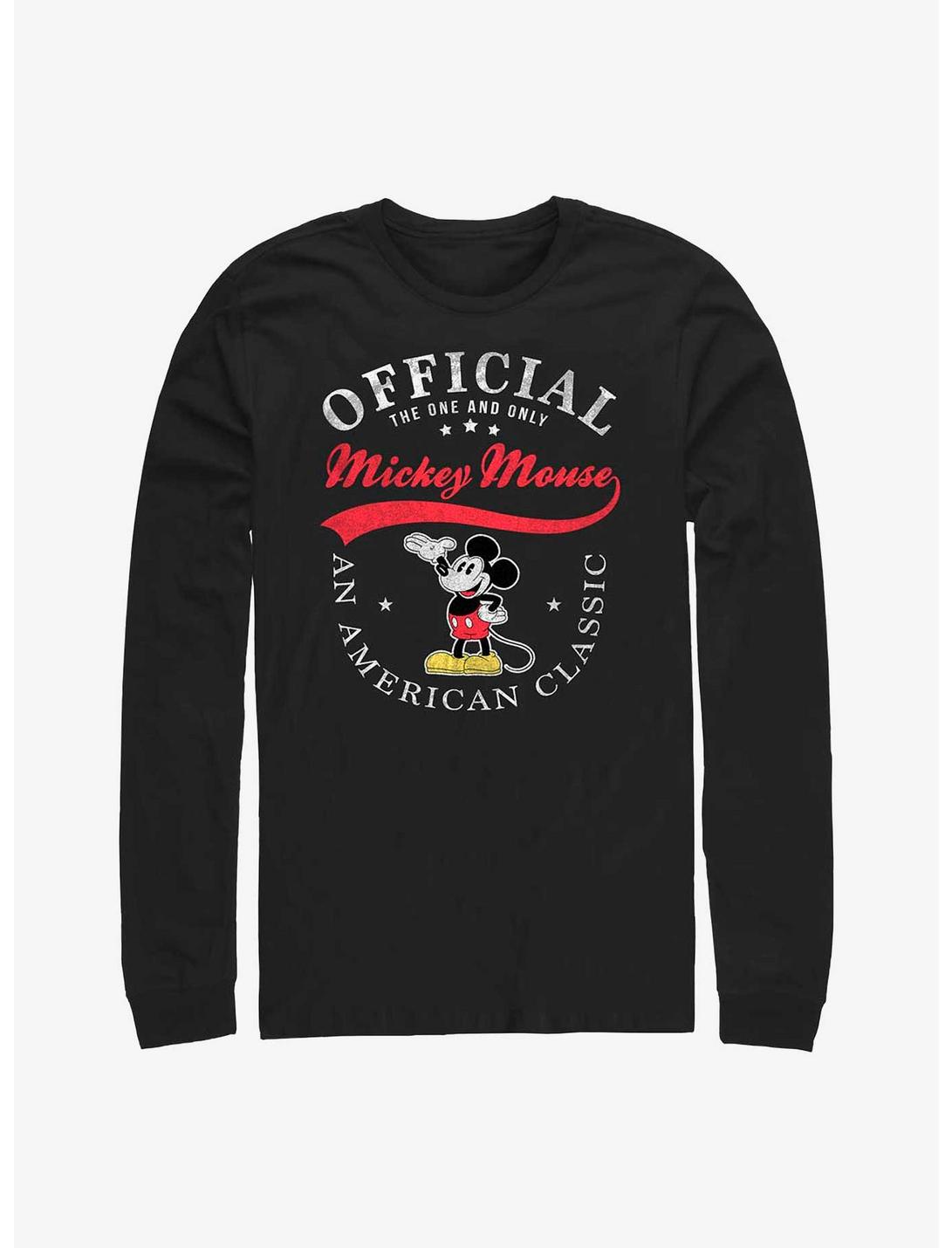 Disney Mickey Mouse An American Classic Mickey Long-Sleeve T-Shirt, BLACK, hi-res