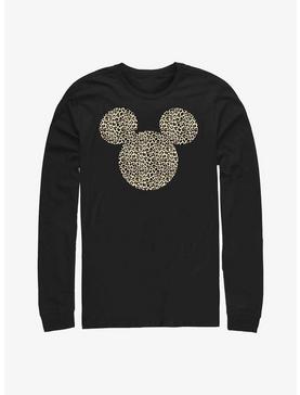 Disney Mickey Mouse Animal Print Ears Long-Sleeve T-Shirt, , hi-res
