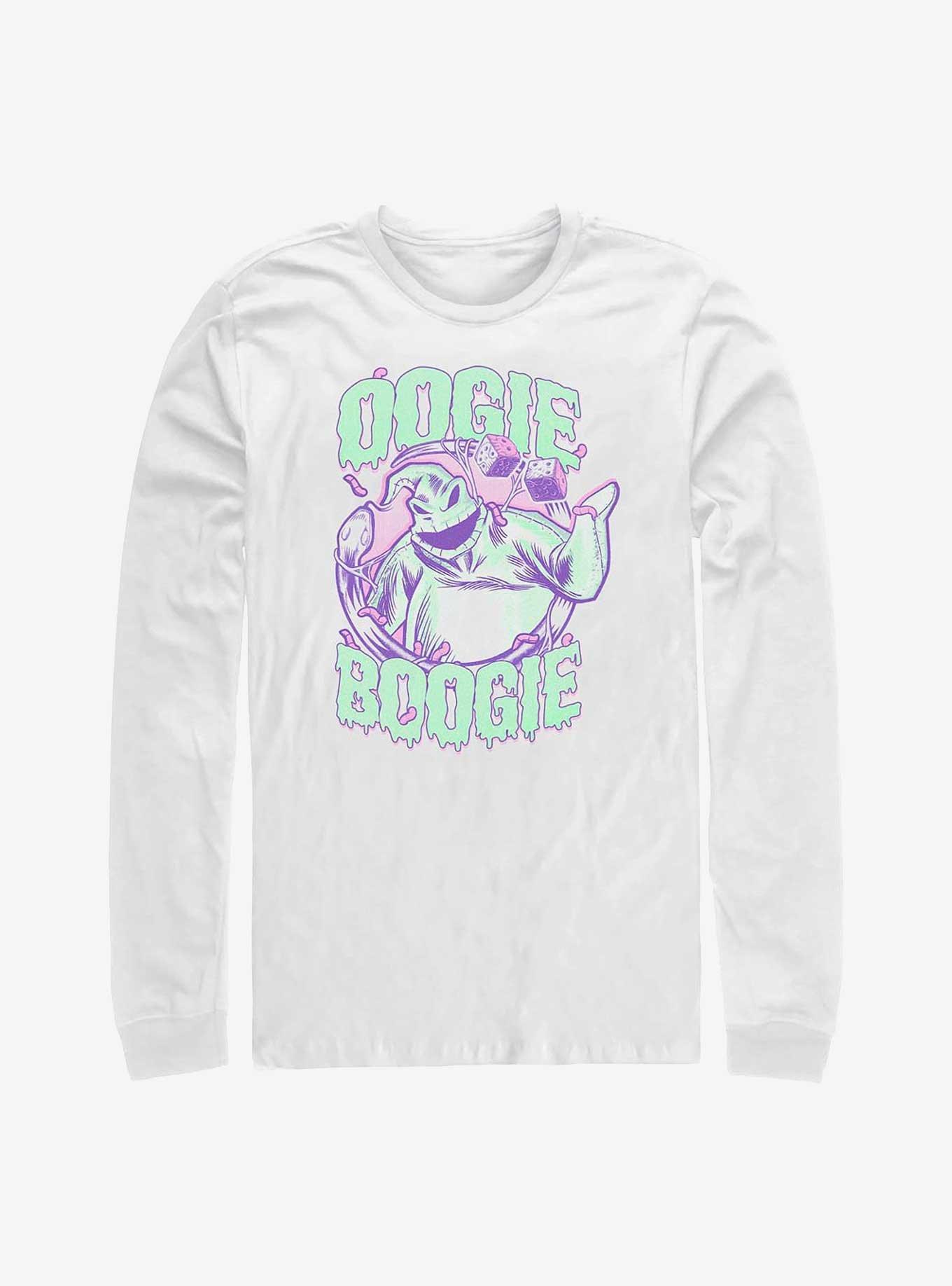 Disney The Nightmare Before Christmas Ooogie Boogie Long-Sleeve T-Shirt, WHITE, hi-res