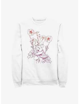 Disney Tinker Bell Floral Mushroom Forest Sweatshirt, , hi-res
