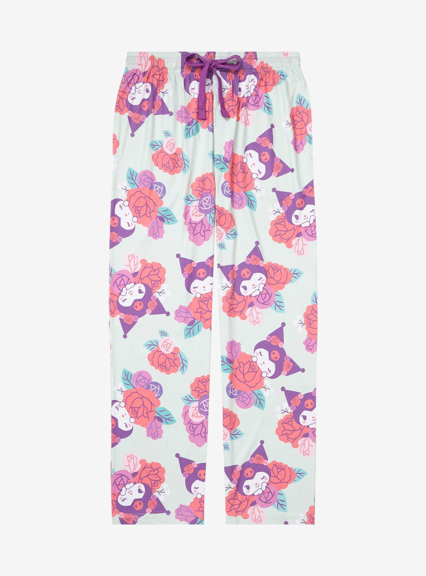 Sanrio Kuromi Floral Allover Print Sleep Pants - BoxLunch Exclusive