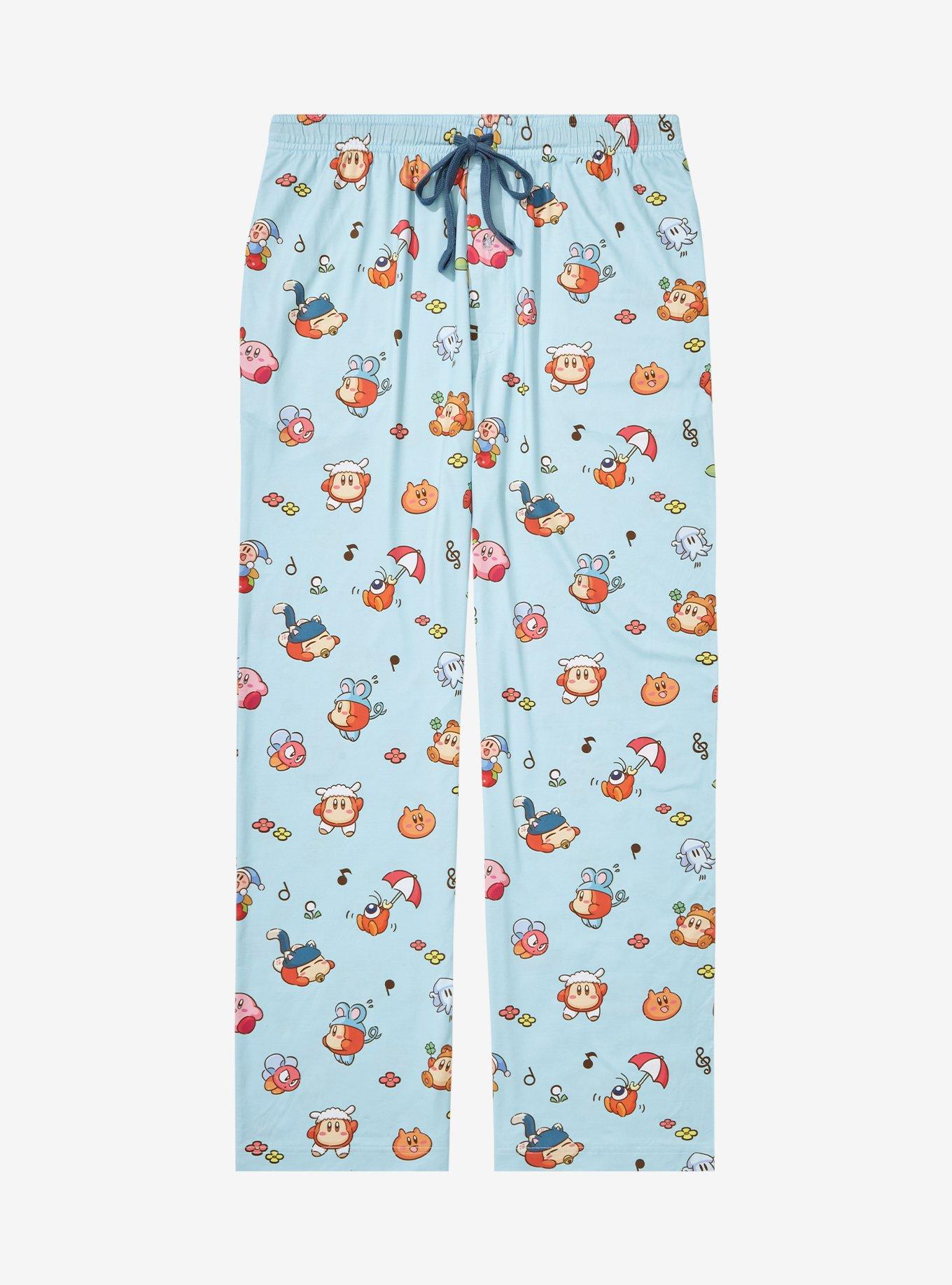 Nintendo Kirby & Waddle Dee Outfits Allover Print Sleep Pants ...