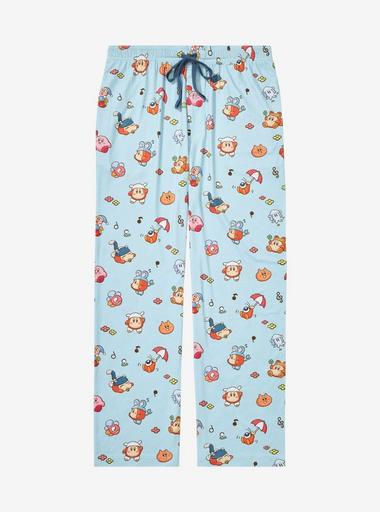【COLOR iN ID】Kirby Color Matching Easy Pants Nintendo Kirby & Waddle Dee Outfits Allover Print Sleep