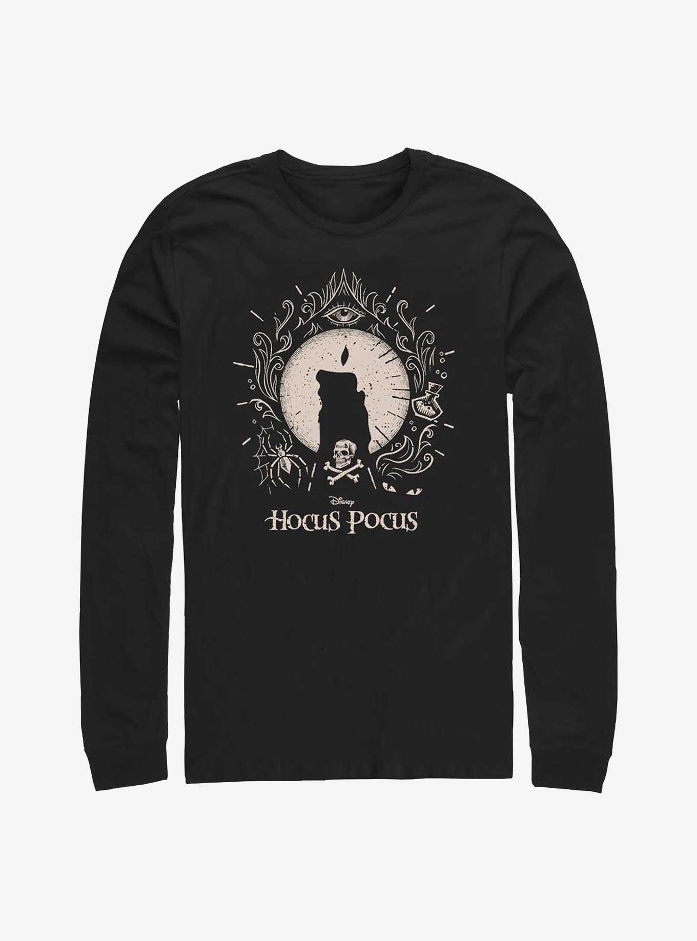 Disney Hocus Pocus Black Flame Long-Sleeve T-Shirt, BLACK, hi-res