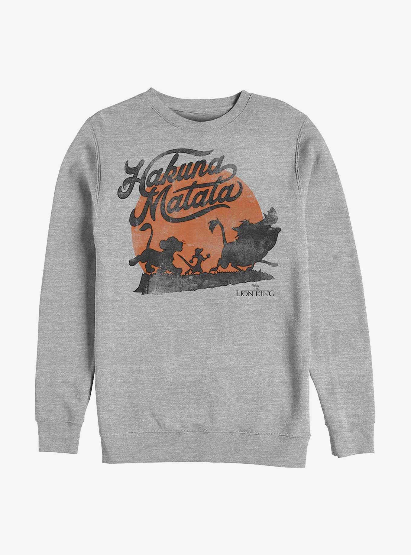 Disney The Lion King Hakuna Matata Sunset Sweatshirt, , hi-res