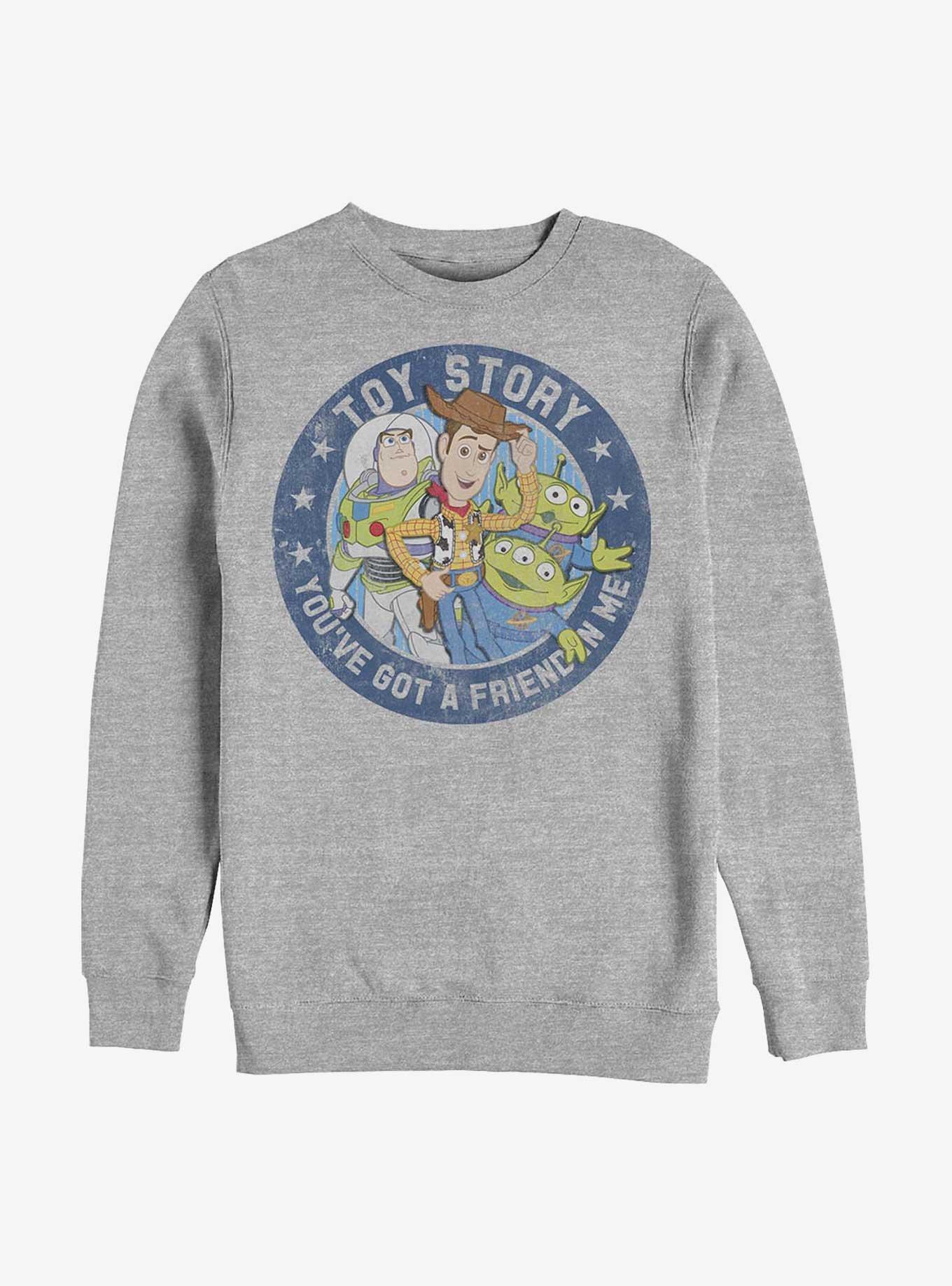 Disney Pixar Toy Story You've Got A Friend In Me Circle Sweatshirt, ATH HTR, hi-res