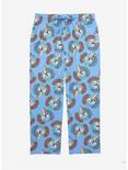 Sonic the Hedgehog Chili Dog Allover Print Plus Size Sleep Pants - BoxLunch Exclusive, LIGHT BLUE, hi-res