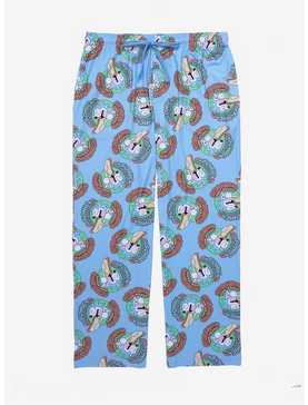 Sonic the Hedgehog Chili Dog Allover Print Plus Size Sleep Pants - BoxLunch Exclusive, , hi-res