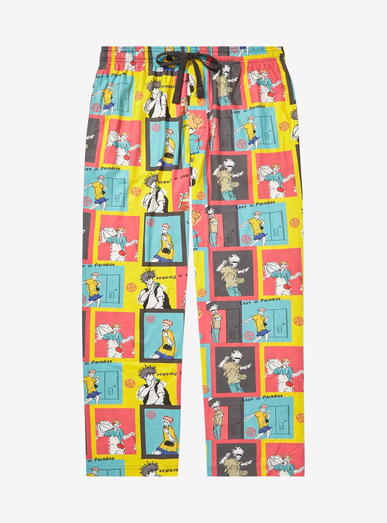 Jujutsu Kaisen End Credits Allover Print Plus Size Sleep Pants - BoxLunch Exclusive, , hi-res