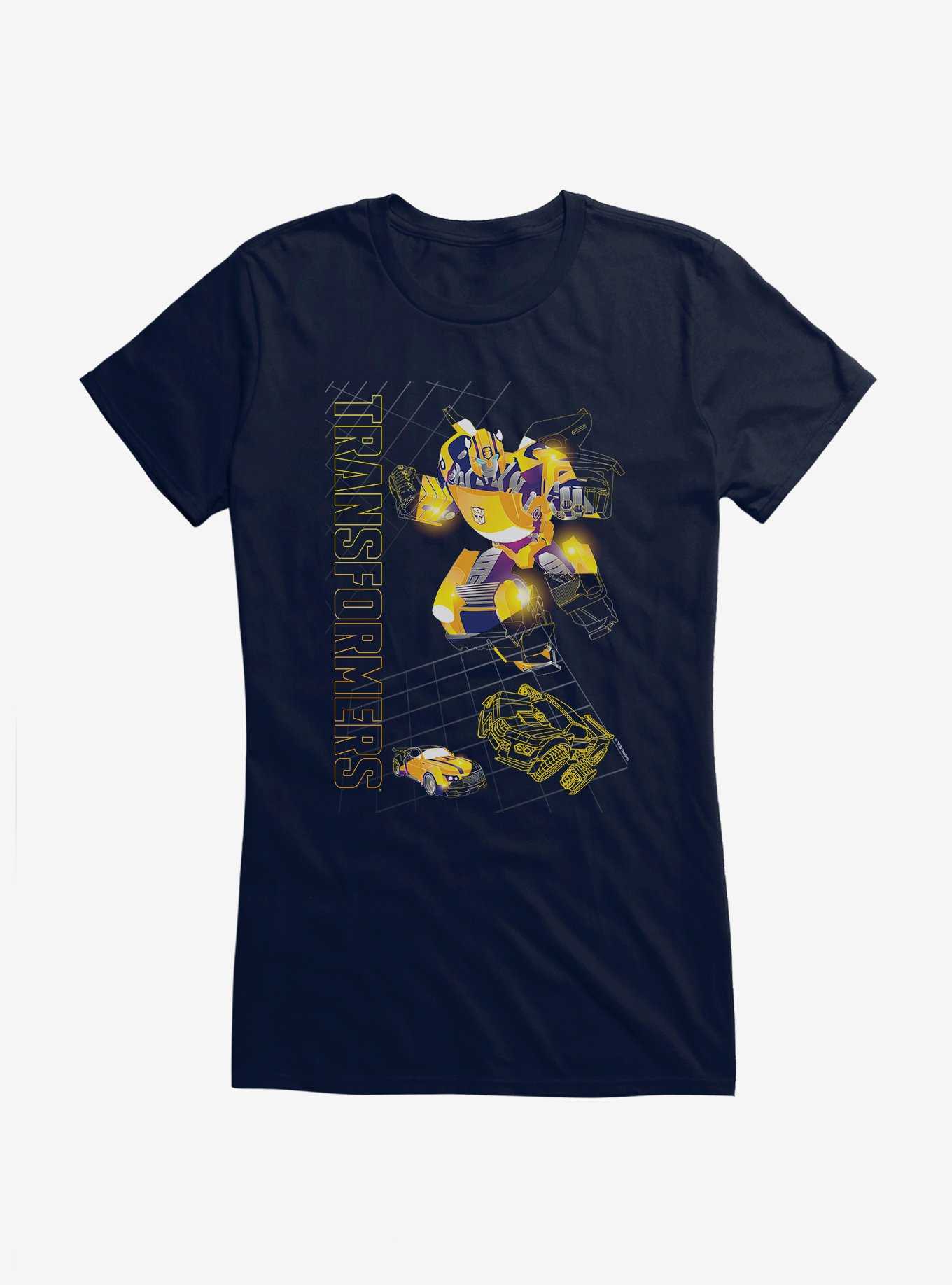 Transformers Bumblebee Grid Girls T-Shirt, , hi-res