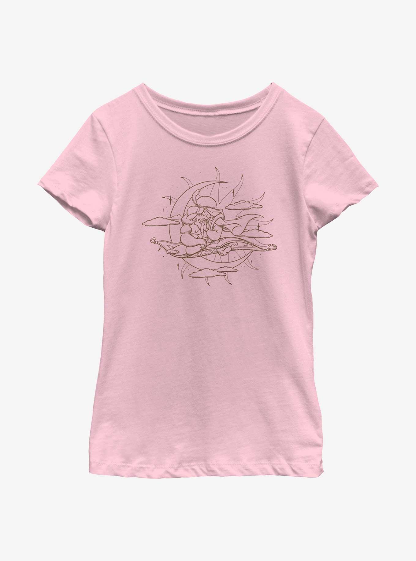 Disney Aladdin Moon Magic Carpet Youth Girls T-Shirt, , hi-res