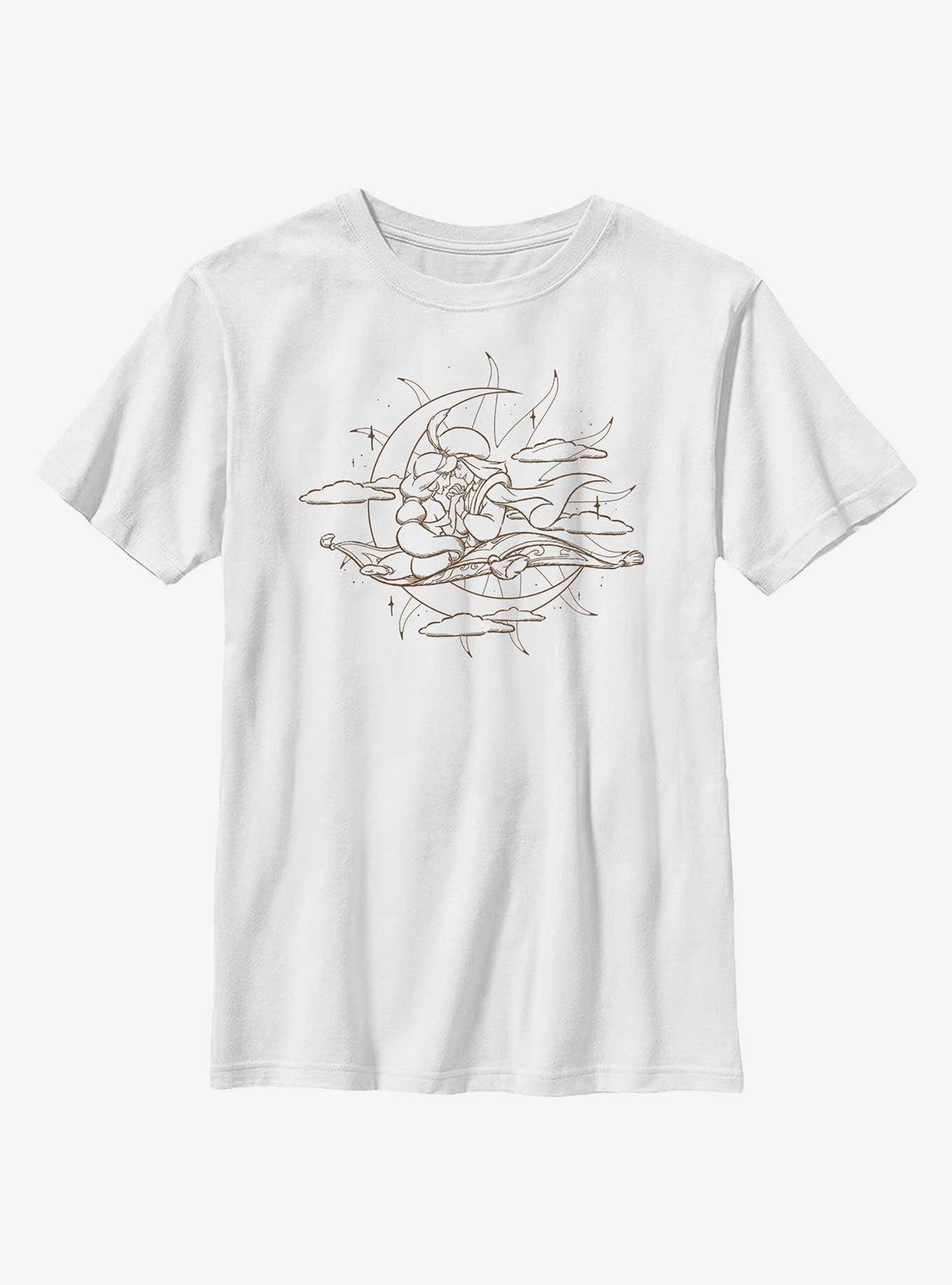 Disney Aladdin Moon Magic Carpet Youth T-Shirt, , hi-res