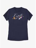 Disney Cinderella Mice Logo Womens T-Shirt, NAVY, hi-res