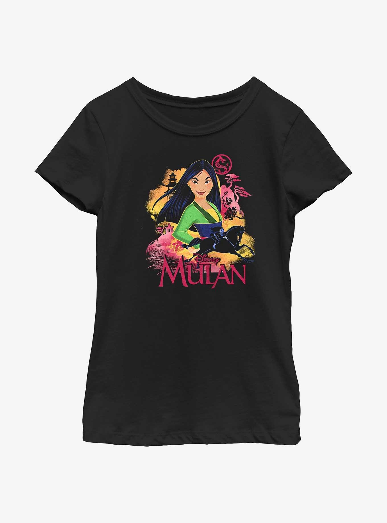 Disney Mulan Scene Portrait Youth Girls T-Shirt, , hi-res
