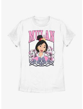 Disney Mulan Floral Portrait Womens T-Shirt, , hi-res