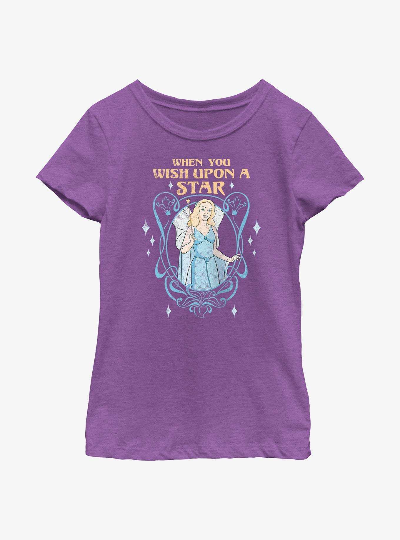 Disney Pinocchio The Blue Fairy Wish Upon A Star Youth Girls T-Shirt, , hi-res