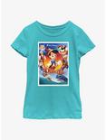 Disney Pinocchio Classic Movie Poster Youth Girls T-Shirt, TAHI BLUE, hi-res