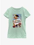 Disney Pinocchio Watercolor Cover Youth Girls T-Shirt, MINT, hi-res