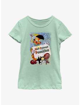Disney Pinocchio Watercolor Cover Youth Girls T-Shirt, , hi-res