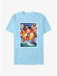 Disney Pinocchio Classic Movie Poster T-Shirt, LT BLUE, hi-res