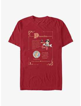Disney Pinocchio Temptations Script T-Shirt, , hi-res