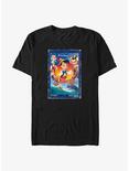 Disney Pinocchio VHS Movie Poster Retro T-Shirt, BLACK, hi-res