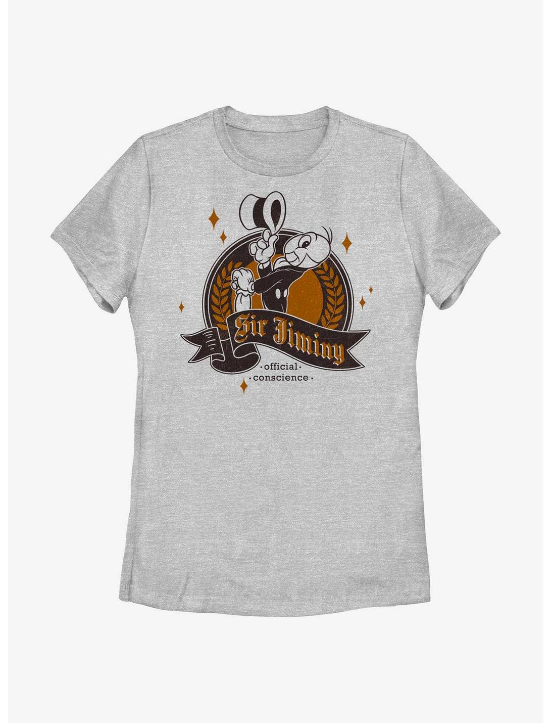Disney Pinocchio Sir Jiminy Cricket Conscience Womens T-Shirt, ATH HTR, hi-res