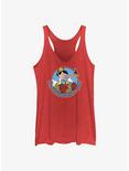 Disney Pinocchio I'm Branching Out Womens Tank Top, RED HTR, hi-res