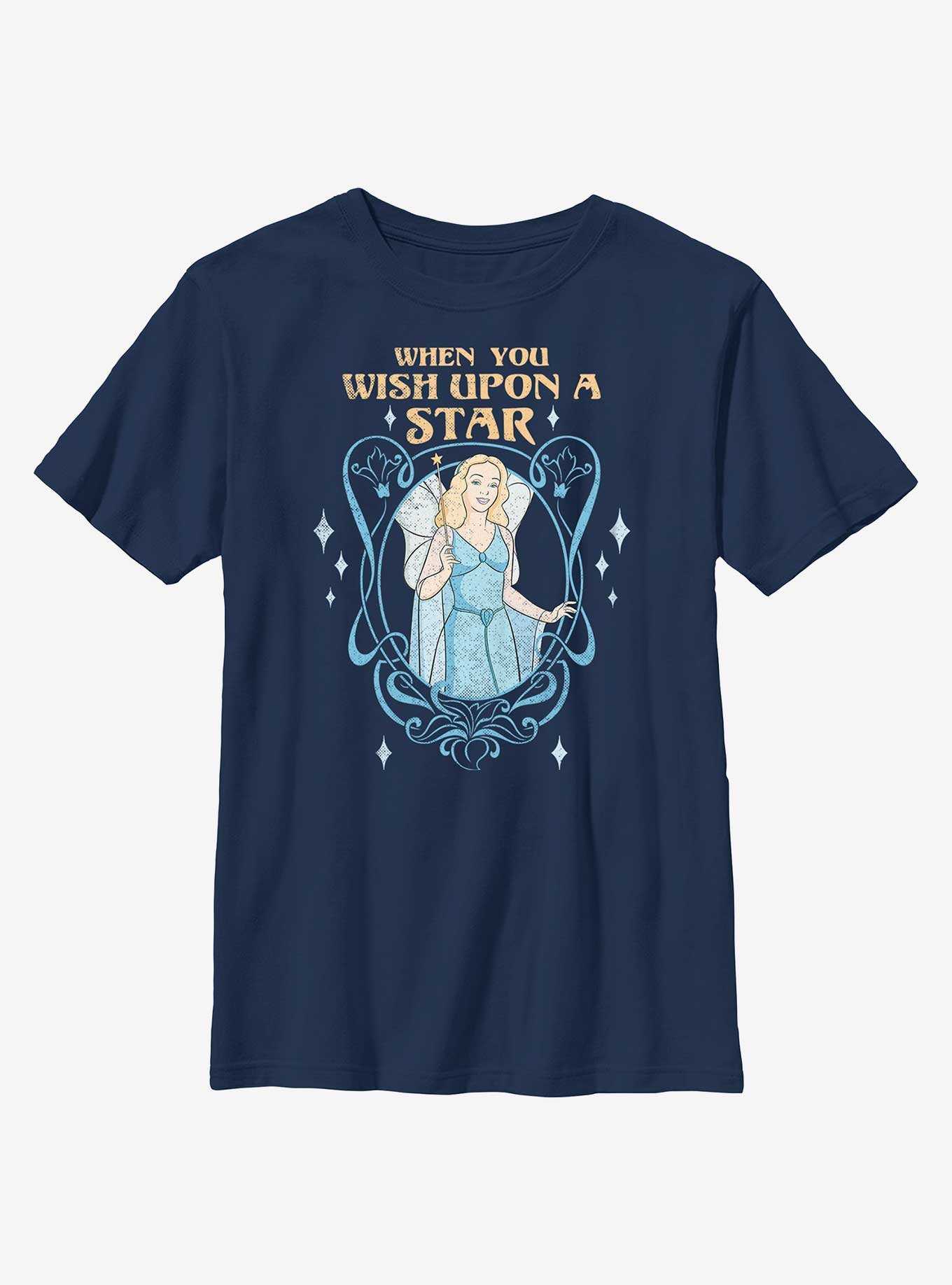 Disney Pinocchio The Blue Fairy Wish Upon A Star Youth T-Shirt, , hi-res