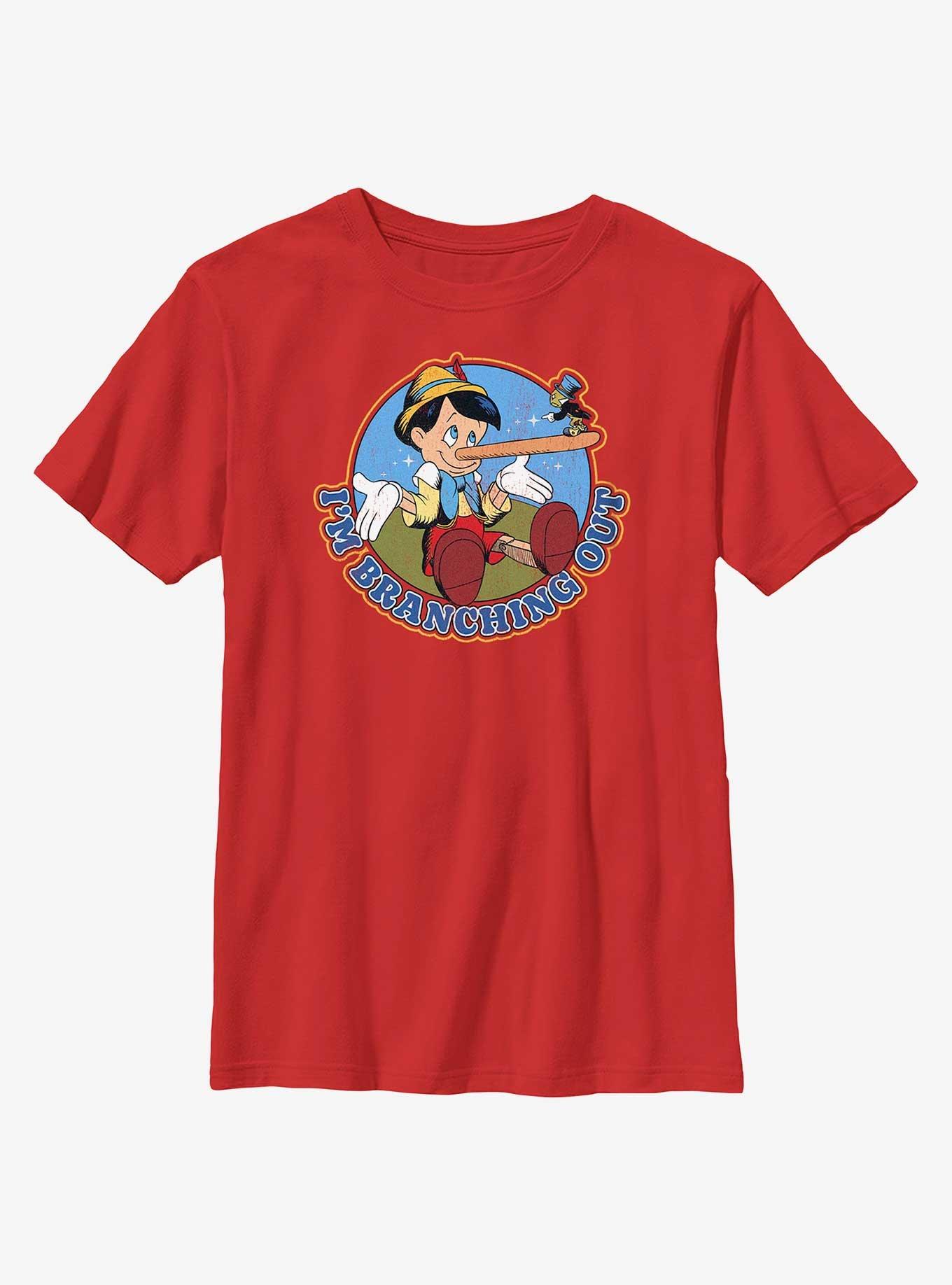Disney Pinocchio I'm Branching Out Youth T-Shirt, , hi-res