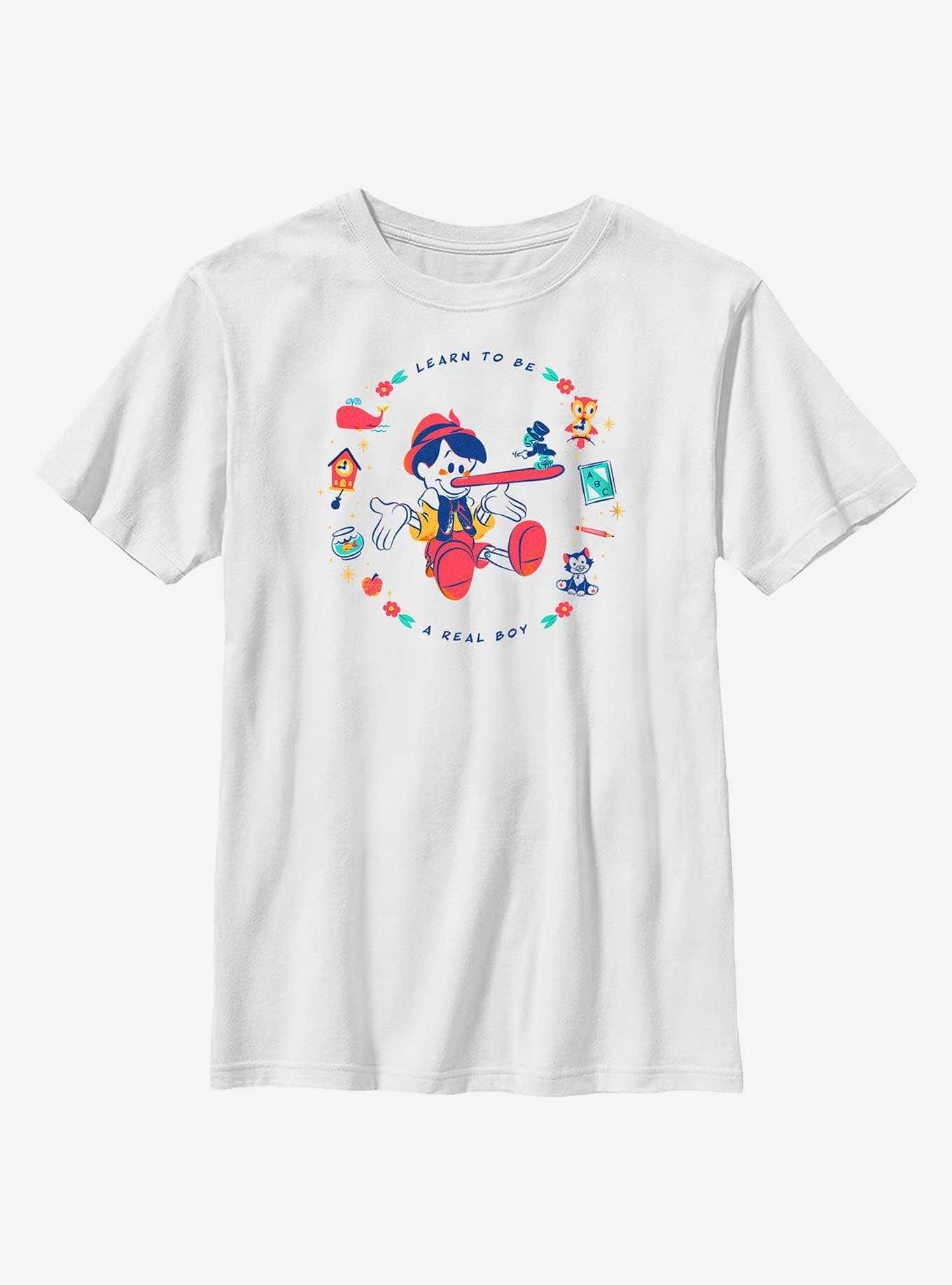 Disney Pinocchio Learn To Be A Real Boy Youth T-Shirt, , hi-res