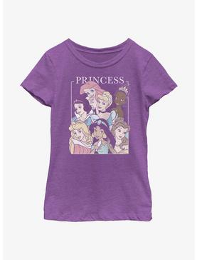 Disney Princesses Group Portraits Youth Girls T-Shirt, , hi-res